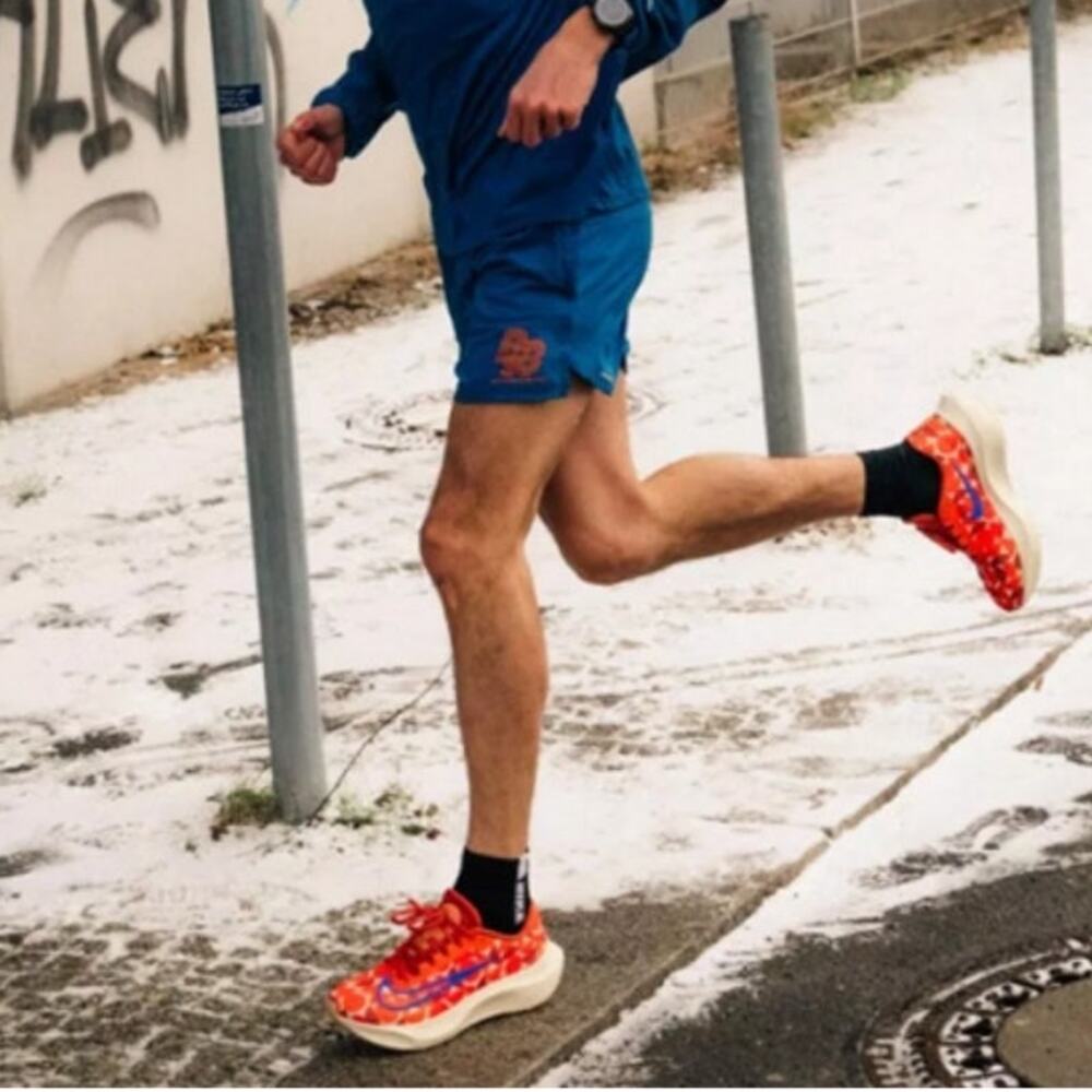 Nike Men’s Zoom Fly 5 Premium Lace Up Athletic Running Sneakers Size 13 Orange